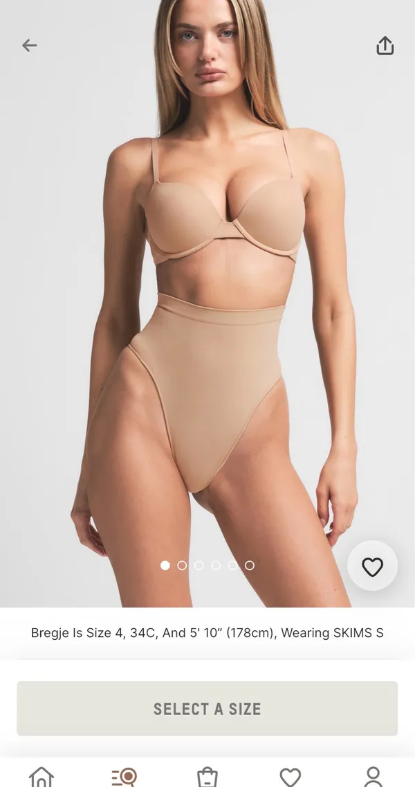 Skim sculpt mid waist thong - Image 5