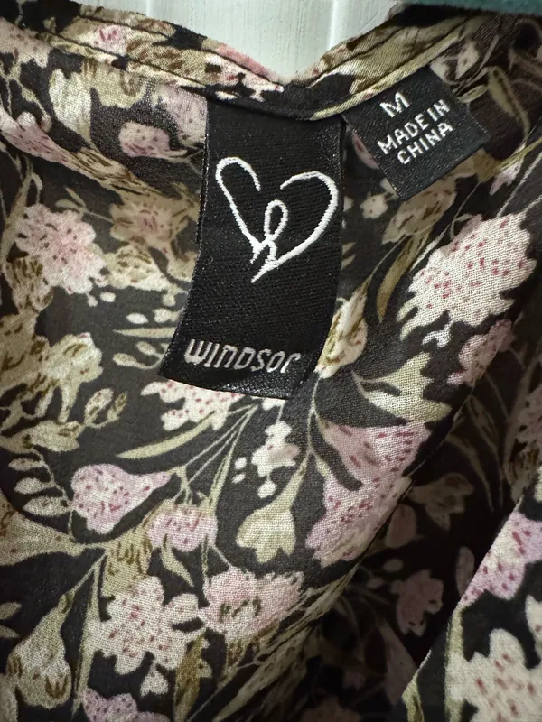 Windsor Floral Black Dress - Image 3