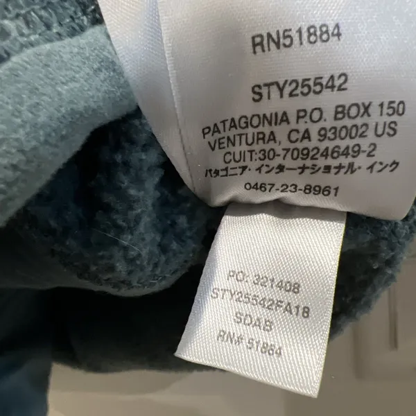 Patagonia Women's Better Sweater Full-Zip Fleece Lined Jacket Teal Green size S - Image 12