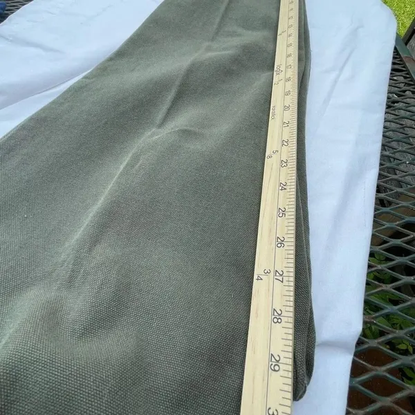 Woolrich size 8 Loden Green 100% cotton straight leg pants.runs small - Image 4