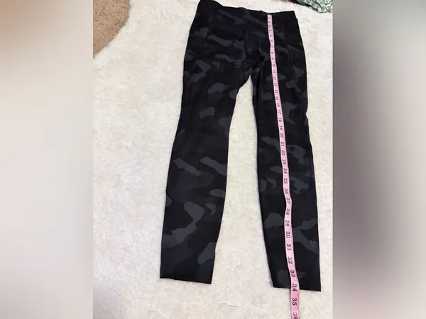 all in motion medium High-Rise Black Camouflage Active Leggings - Image 3