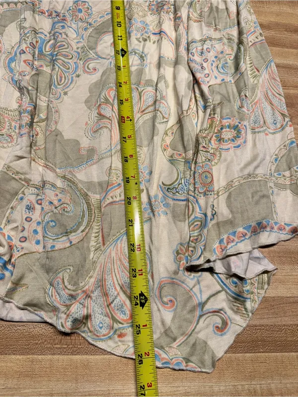 New Women Lg 12/14 Tommy Bahama‎ Floral 100% Silk Skirt - Image 6