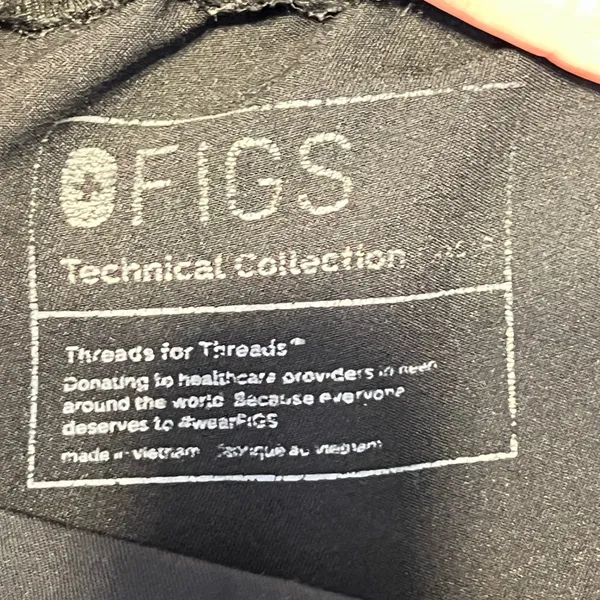 1110 | FIGS Technical Collection Zamorra Cargo Jogger Scrub Pants Black Women XS - Image 6