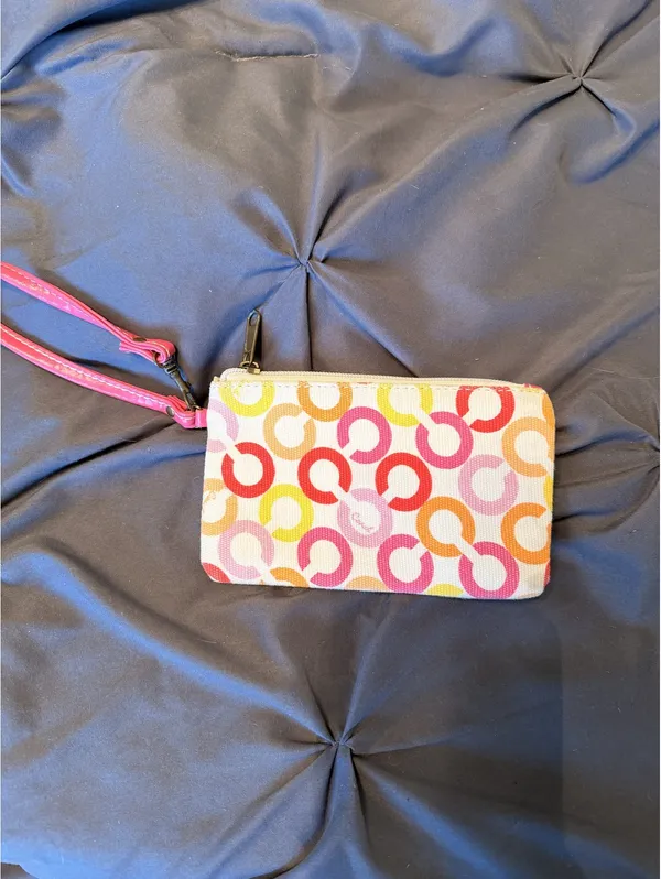 Coach Vintage Colorful Wristlet - Image 2