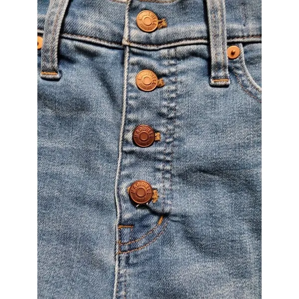 Madewell Jeans Women 28 High Rise Skinny 10" Med Wash Pants Classic EUC - Image 4