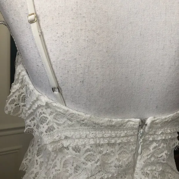 Show Me Your MuMu Tracy Ruffle Tiered Dress NWT XS - Image 7