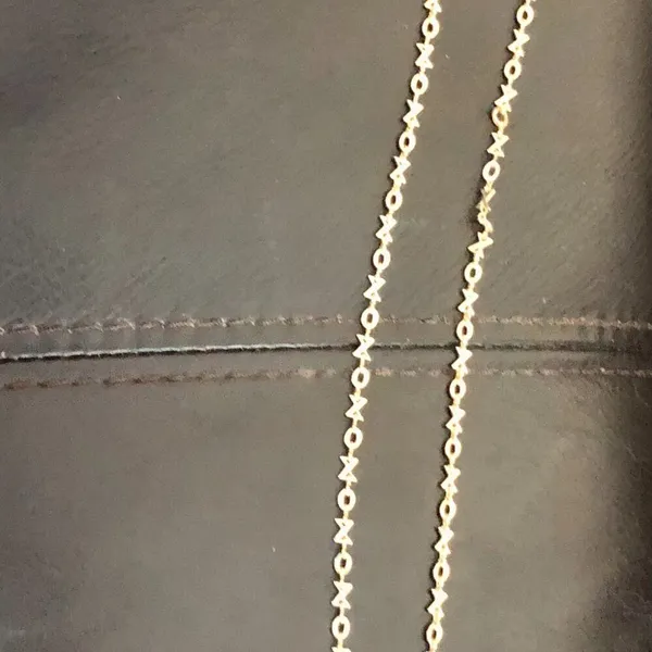 Gold Link X and O Hugs and Kisses Belly Chain / Belt New 38" adjustable - Image 5