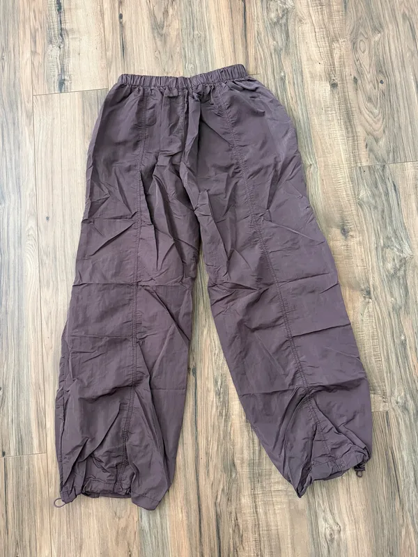 PacSun Parachute Pants Cargo Low-Rise Adjustable Drawstring W S - Image 4