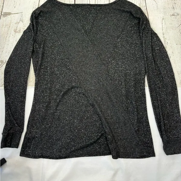 ‼️final must bundle‼️ Peyton Primrose Comfy Thin Knit Pullovert Gray Charcoal Gray Size M - Image 3