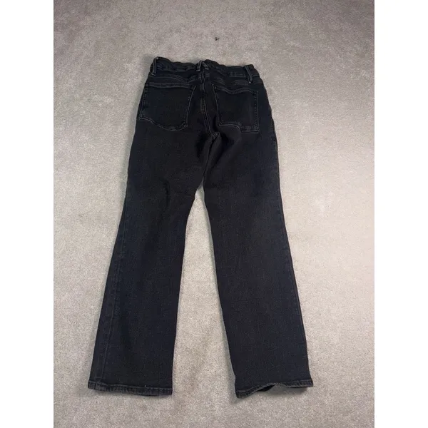 good american good legs straight jeans black 10/30 - Image 6