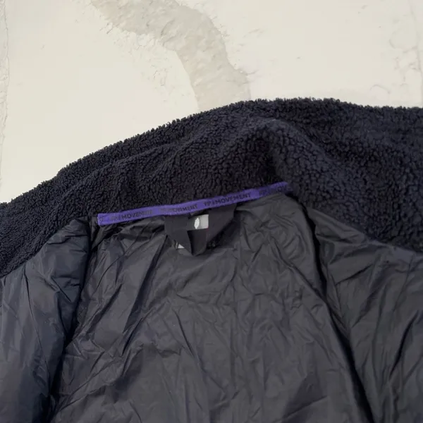 Free People Movement Vagabond Fleece Bomber Jacket Women’s XS Purple Packable - Image 12