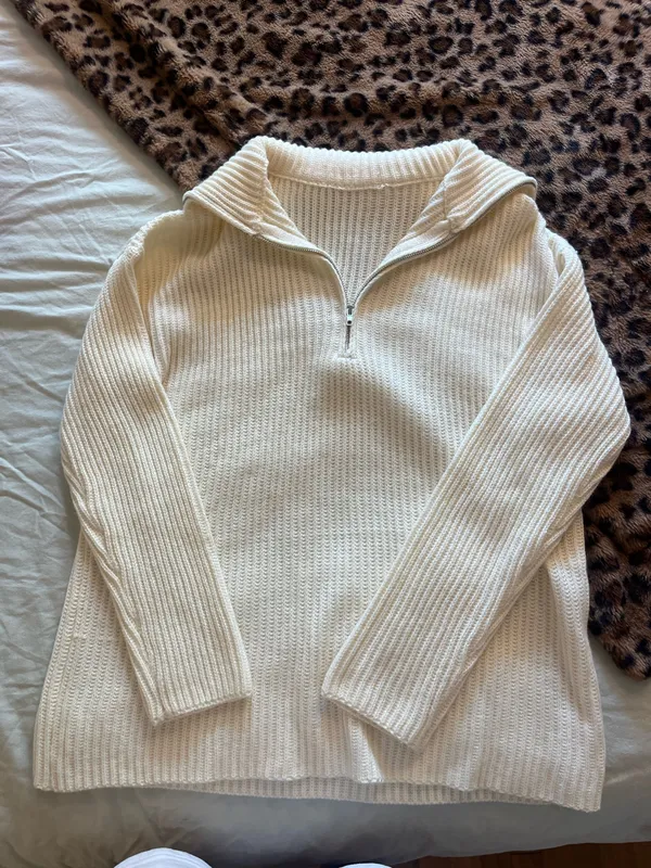 Oversized sweater White Size M - Image 2
