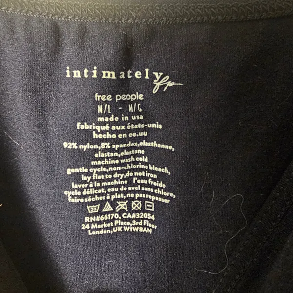 NWT Intimately Free People Womens Black Seamless Mini Slip‎ M/L - Image 3