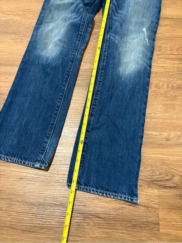 Abercrombie Remsen Low Rise Slim Straight Jeans Women’s Size 14 Distressed - Image 7