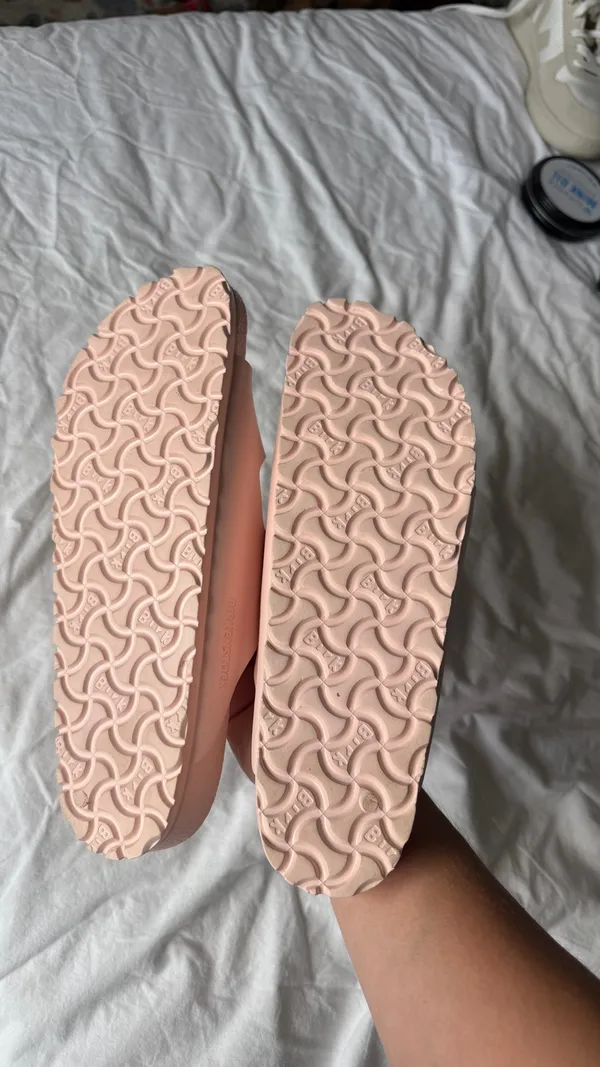Birkenstock Pink Arizona Big Buckle Sandals - Image 6