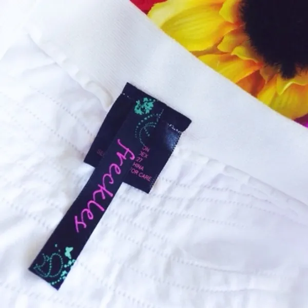🔃Freckles White Bodycon Mini Skirt - Image 5