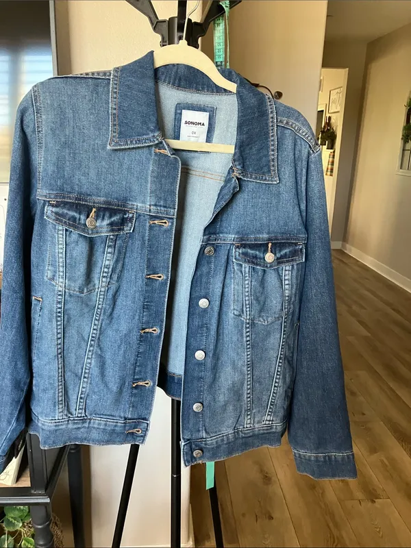 Sonoma Medium Blue Denim Jacket - Women's Jean Jacket - Image 4