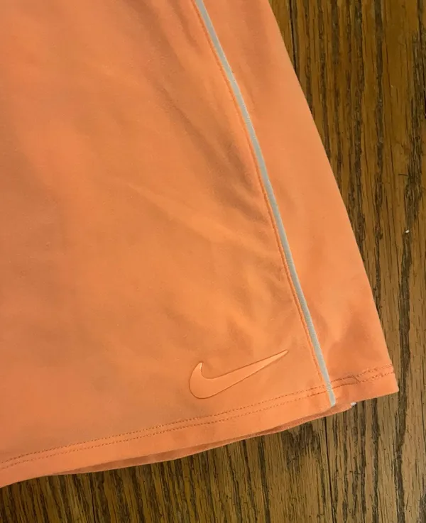 Nike Orange Tennis Skirt - Image 2