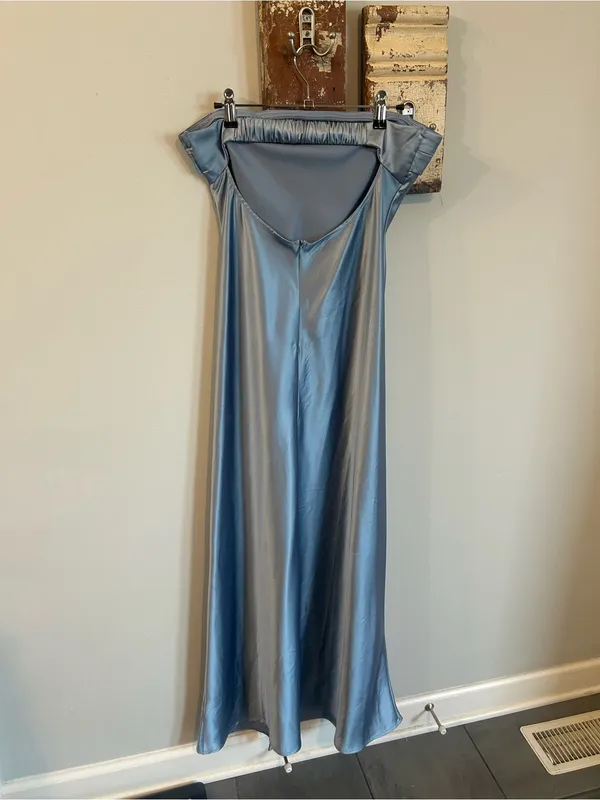Altar’d State Paityn Strapless Maxi Dress in Light Blue - Image 3