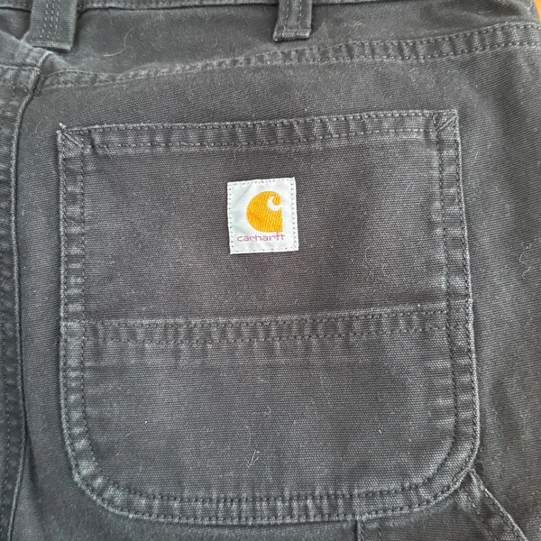 Carhartt womens Black slim fit jeans pants utility pants size 4 regular fit - Image 6