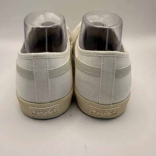 Gola Coaster Womens Off White Canvas Low Top Sneakers Trainers Cream Size 10 - Image 8