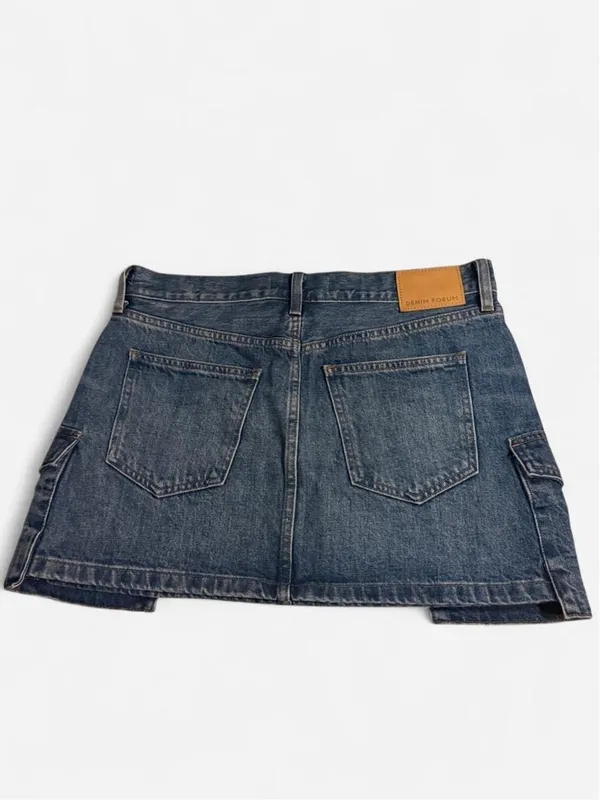 Aritzia blue denim mini skirt #aritzia #denim - Image 2