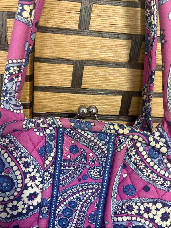 Vera Bradley purple paisley handbag - Image 3