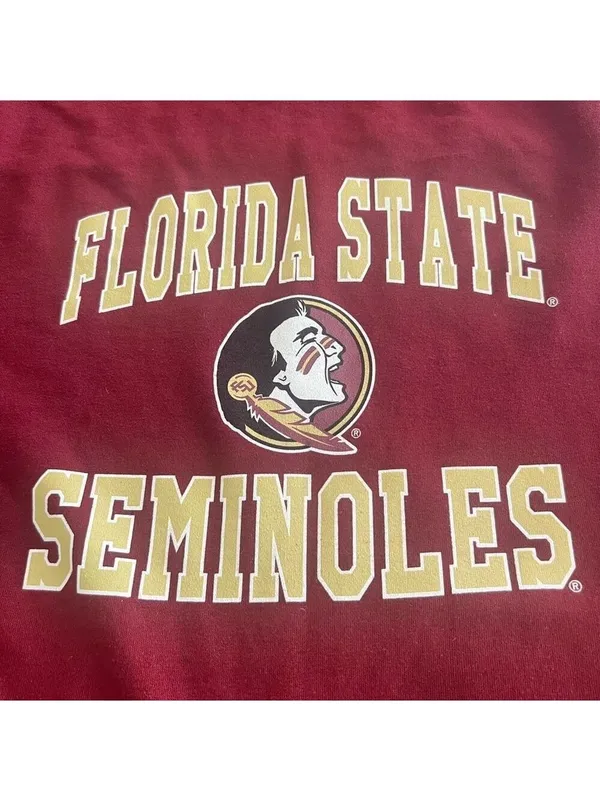 Florida State Seminoles Sweatshirt size Small Red - Image 10