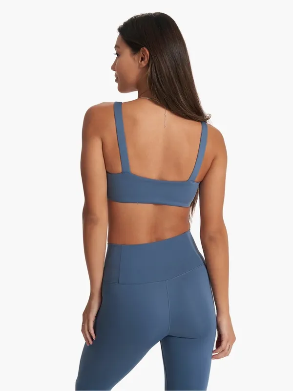 Vuori Evolve Square Neck Sports Bra – Pool Blue – M - Image 3