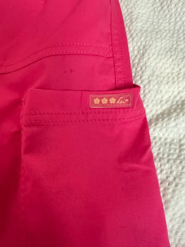 Koi Pink Scrub Pants Sz M NWT Size M - Image 9