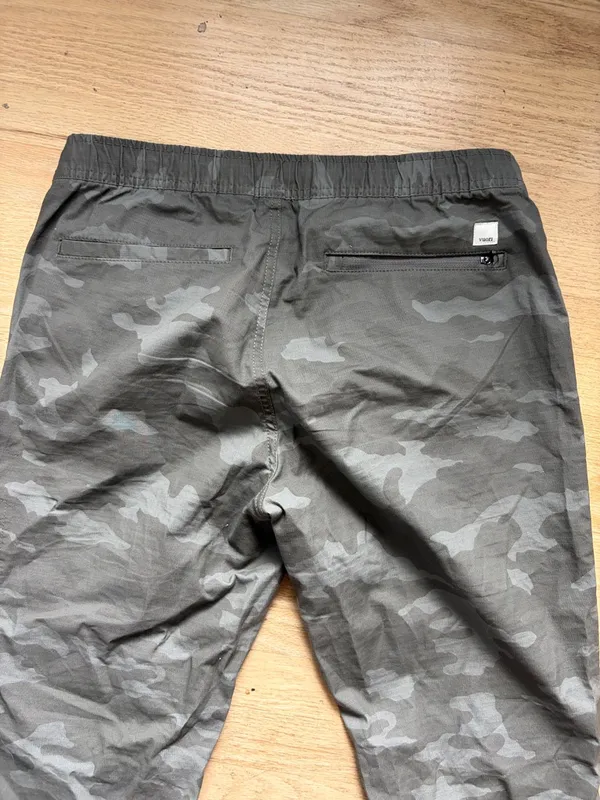 Vuori Ripstop Camo Pants Womens Large Green Preppy Outdoor Casual Straight Leg - Image 7