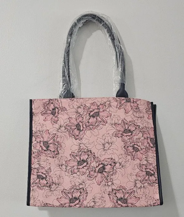 Victoria's Secret PINK FLORAL CANVAS TRAVEL TOTE SHOULDER BAG 26802059 - Image 3