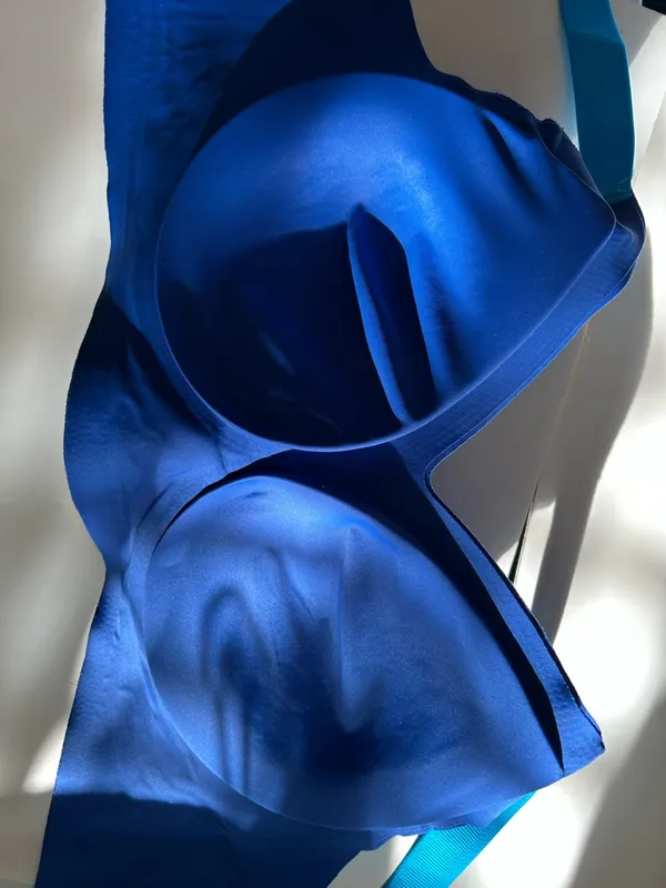 Blue Supportive Molded Sports Bra - size 2XL - Image 4