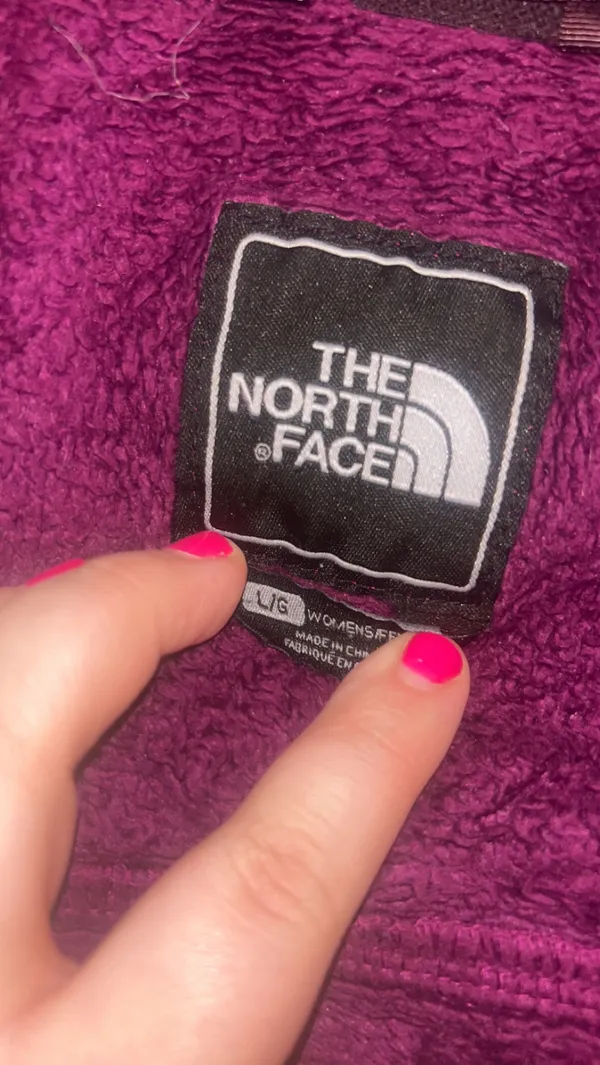 The North Face Purple Zip Up - Image 2