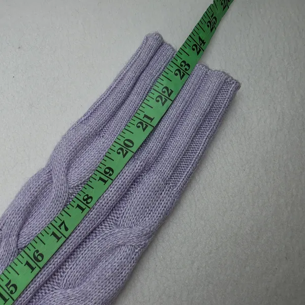 Banana Republic Womens Lavender Purple Cable Knit Crew Neck Sweater NLN02685 M‎ - Image 10