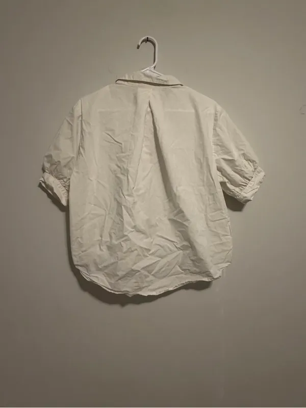 sundays Cream Relaxed Collar Button-Down - Image 3