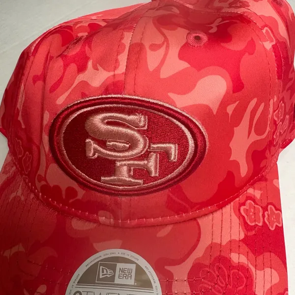 New Era San Francisco 49ers‎ Womens 9Twenty Floral Camo Adjustable Hat - Image 3