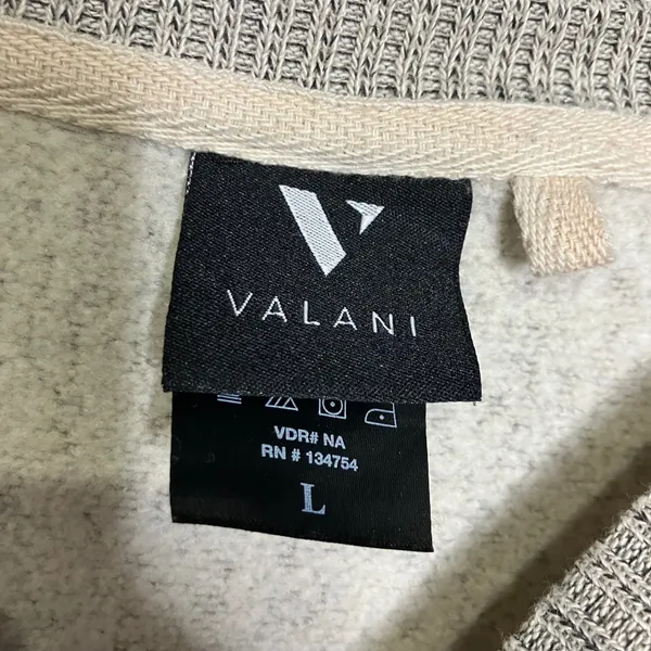 Valani Alaska‎ the last frontier sweatshirt gray cream size large cozy winter - Image 4