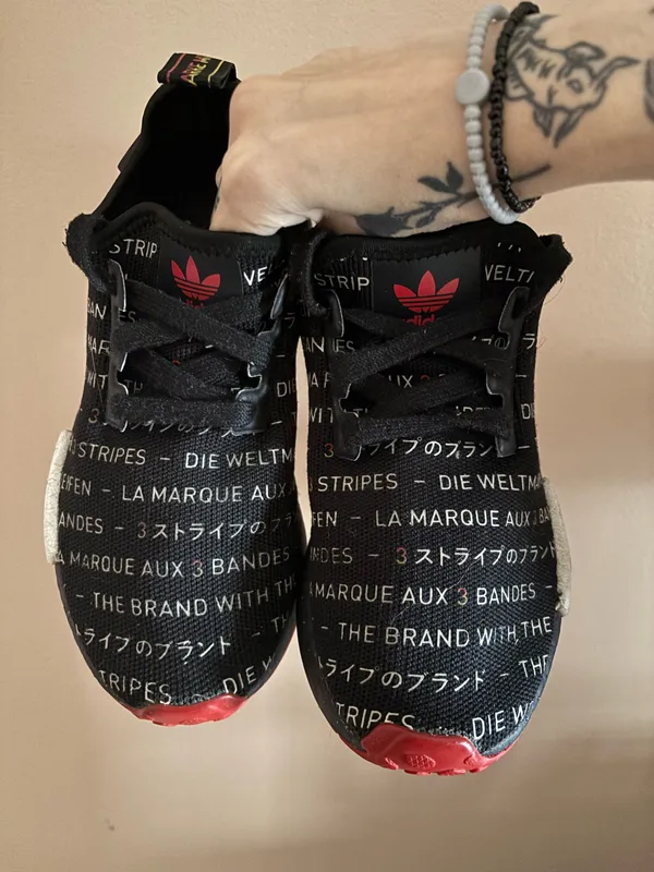Adidas NMD_R1 'Black White Yellow' - Image 3