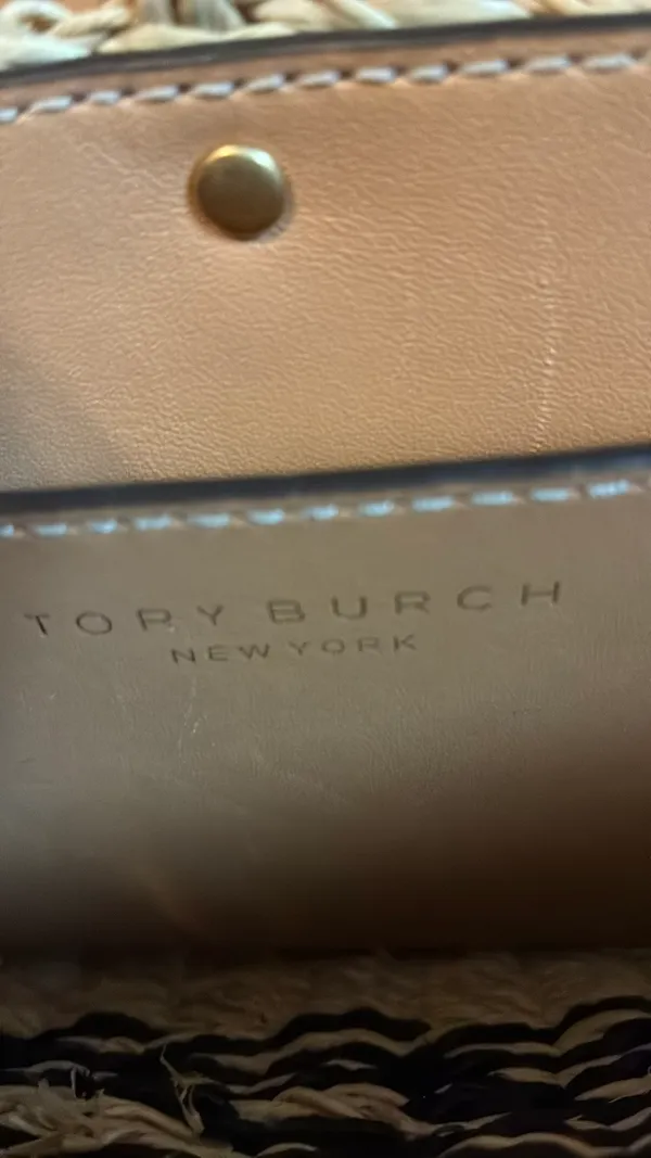Tory Burch Miller Rattan Leather Purse - Image 3
