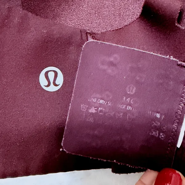 Lululemon AirSupport Bra High Support, 34C –DDD Cups in Cassis / Red Merlot - Image 6