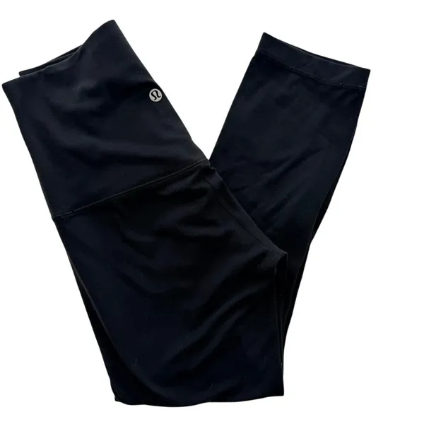 Lululemon Align Crop 21" Legging Size 4 Black *Super High Rise Yoga Gym - Image 2