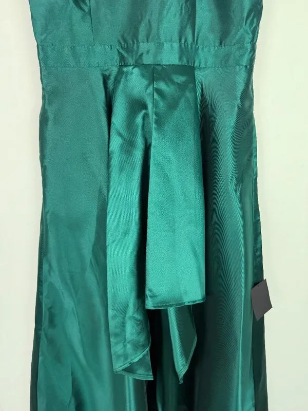 NWT Lulus Broadway Show Emerald Green High-Low Gown Dress Size Large L NEW - Image 4
