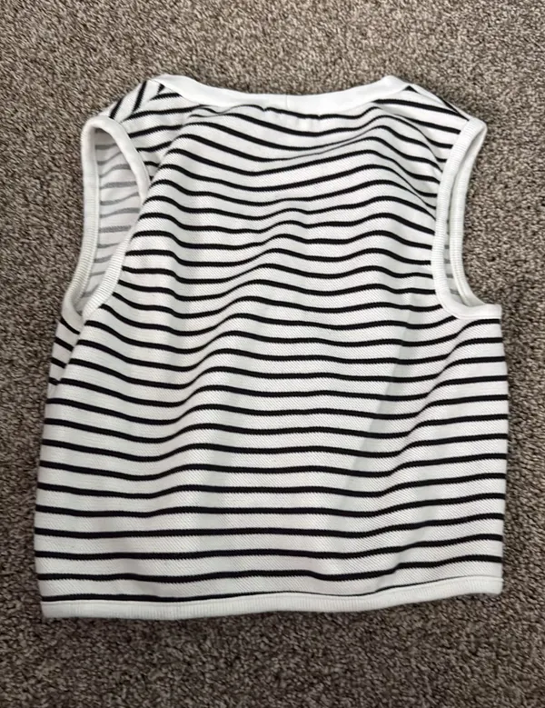 Striped vest top Size M - Image 2