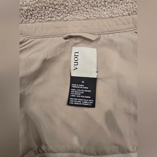 Vuori Women's Sycamore Long Shirt Jacket XL - Image 6
