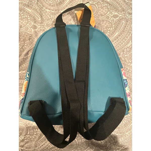 NWT Disney Bioworld Lilo and Stitch Teal Pineapple Mini Backpack Blue - Image 4