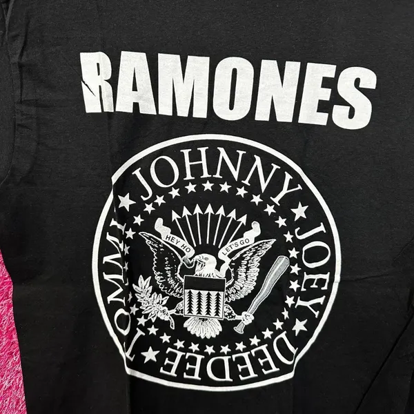 The Ramones Logo Rock Tshirt size Medium  - Image 2