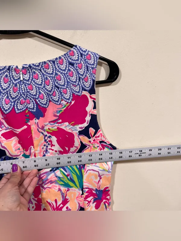 Lilly Pulitzer Fallon Shift Dress, Size 6 Tipping Point Floral EUC - Image 9