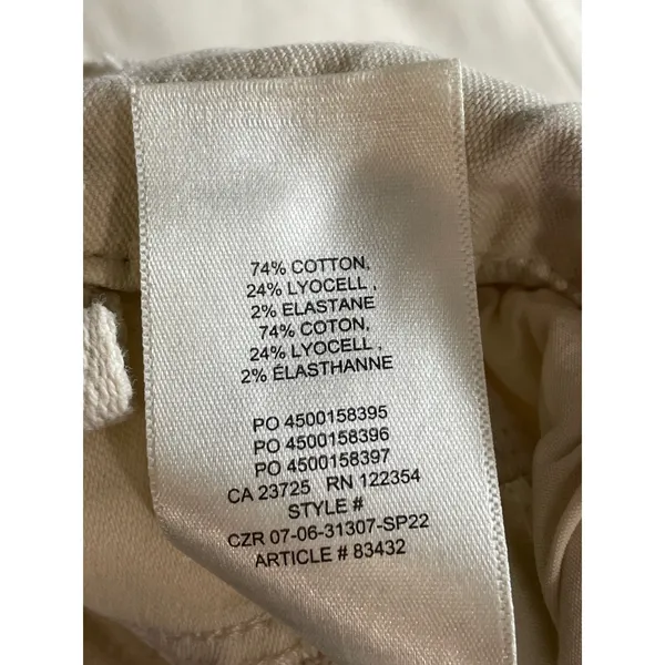Aritzia Wilfred Free Women's Beige High Rise Wide Leg Baggy Trousers Pants Sz 6 - Image 7