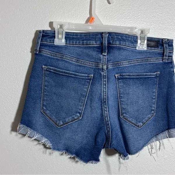 Abercrombie & Fitch Women Denim‎ Blue Cut Off Harper Low Rise Shorts size 2/26 - Image 4